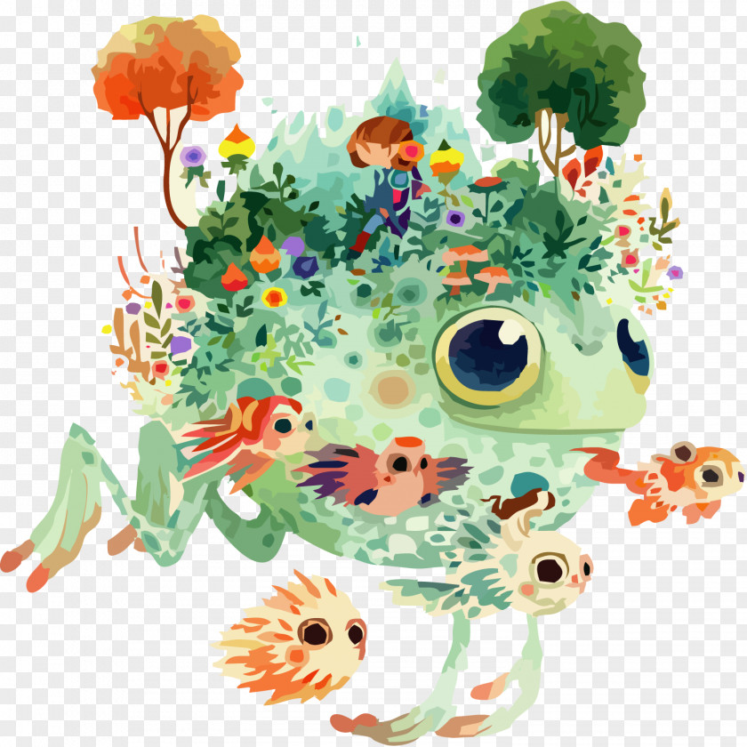 Green Frog Colombia Nucleus Art Gallery Drawing Illustrator Illustration PNG