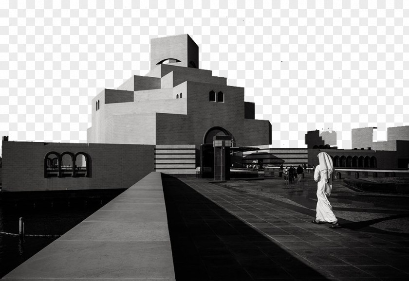 Museum Of Islamic Art Art, Doha Photography Black And White PNG