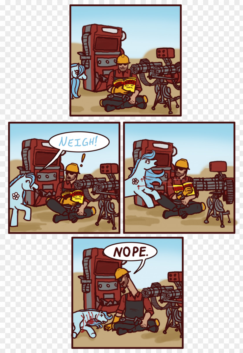 Nope Comics Cartoon Recreation PNG