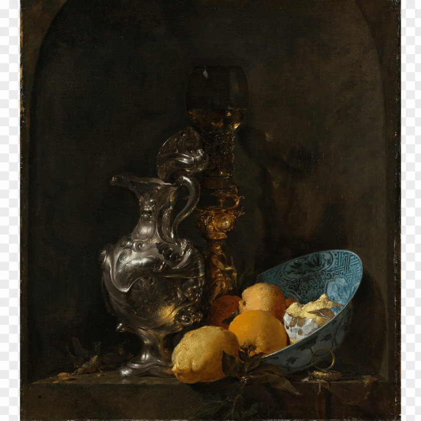 Painting Still Life With Silver Jug Rijksmuseum Oil PNG