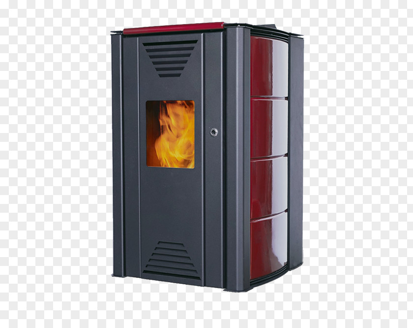 Pellet Stove With Cooktop Fuel Boiler Fireplace Central Heating PNG