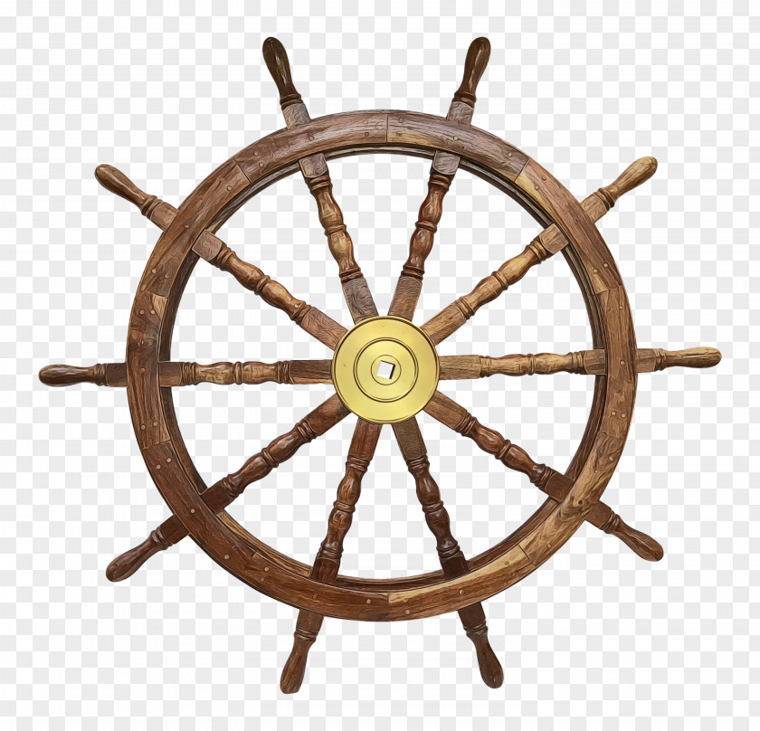 Rim Table Ship Steering Wheel Background PNG
