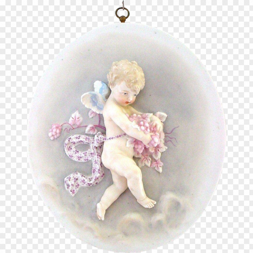 Floating Clouds Christmas Ornament Angel M PNG