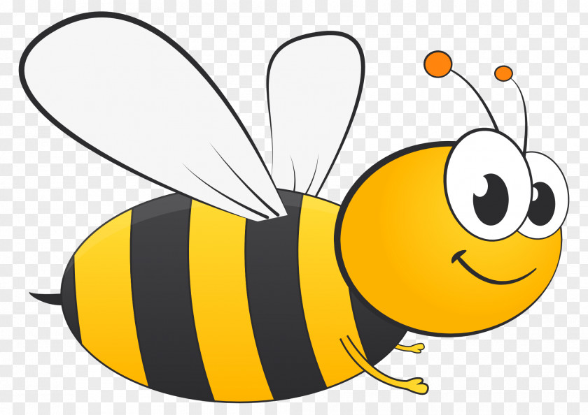 Honey Bee Vector Clip Art PNG