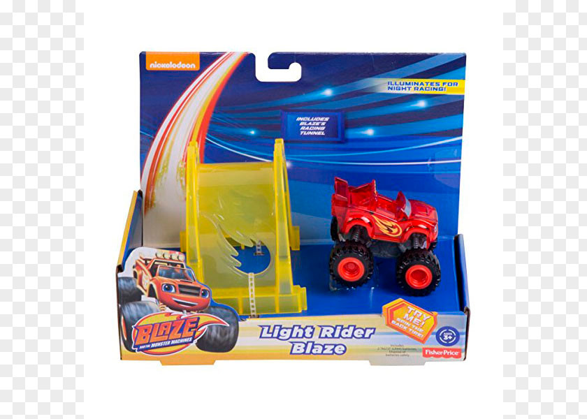 Light Riders Fisher-Price Blaze And The Monster Machines Car Toy PNG