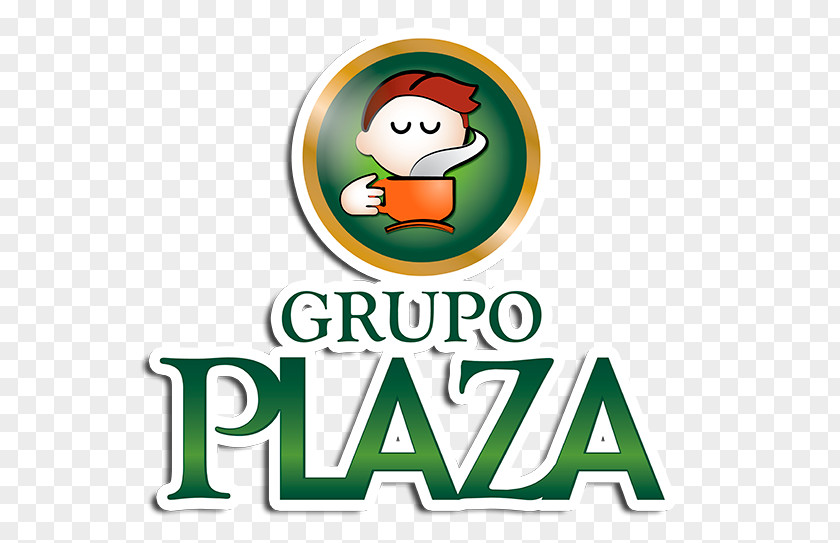 Logo Cafe Plaza Brand Grupo Coffee PNG