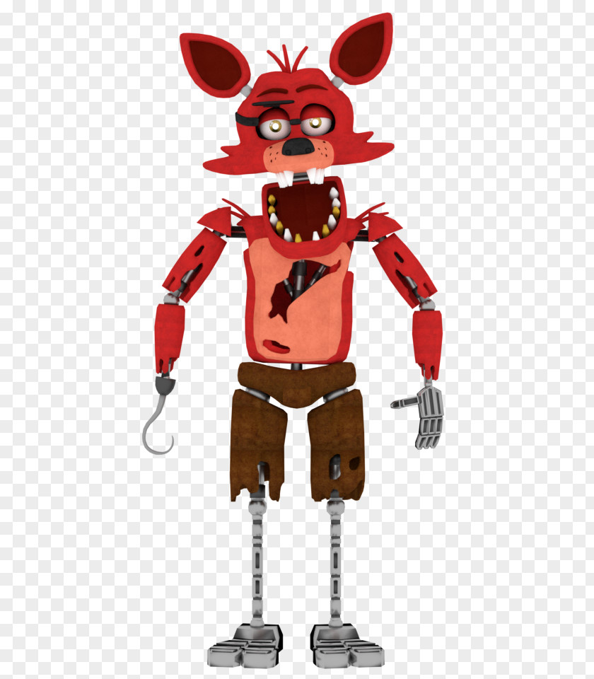 Nightmare Foxy Five Nights At Freddy's Human Body Drawing Art Animatronics PNG