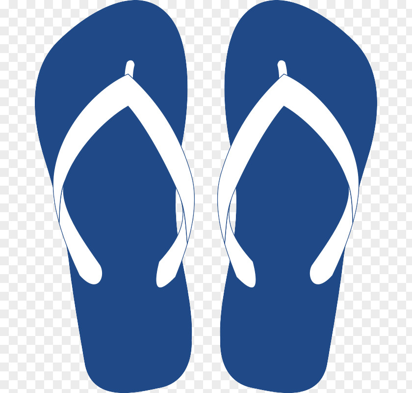 Sandal Shoe Flip-flops Footwear Blue Cobalt Slipper PNG