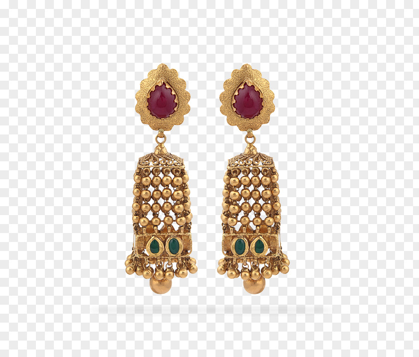 Gold Ruby Earrings Earring Jewelry And Jewels Jewellery Costume Gemstone PNG
