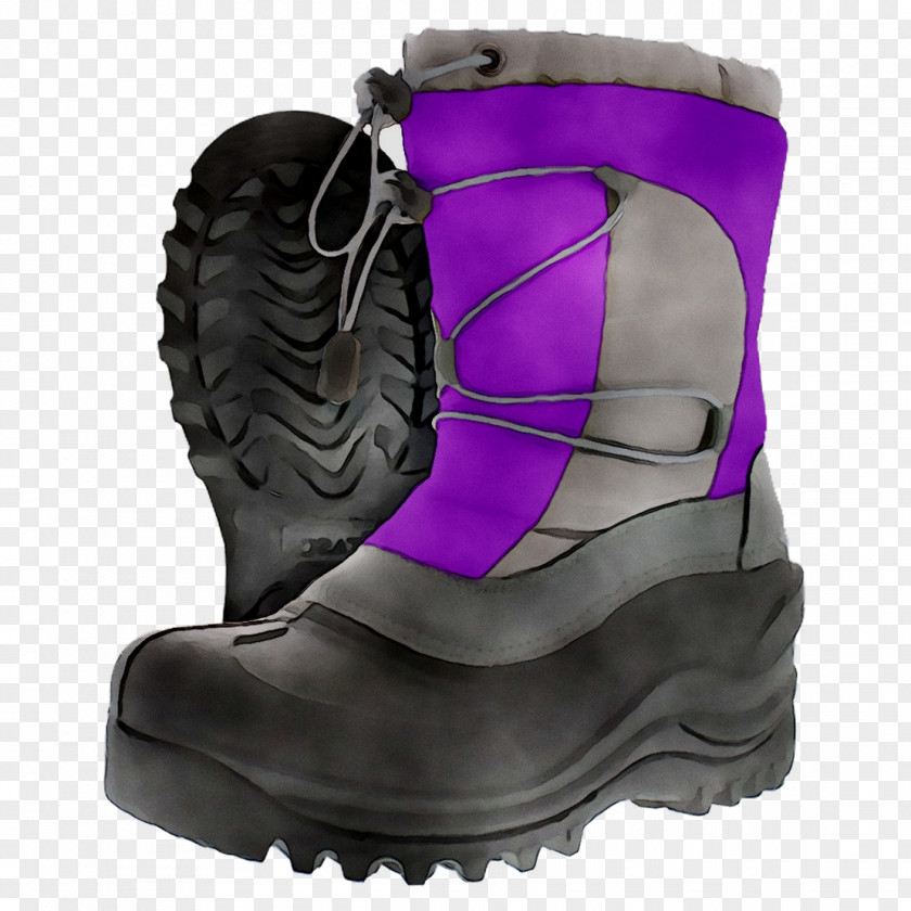 Snow Boot Shoe Walking Purple PNG