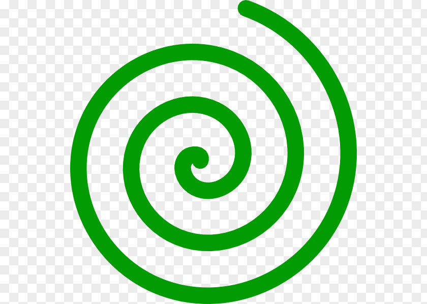 Spiral Green Golden Point Clip Art PNG