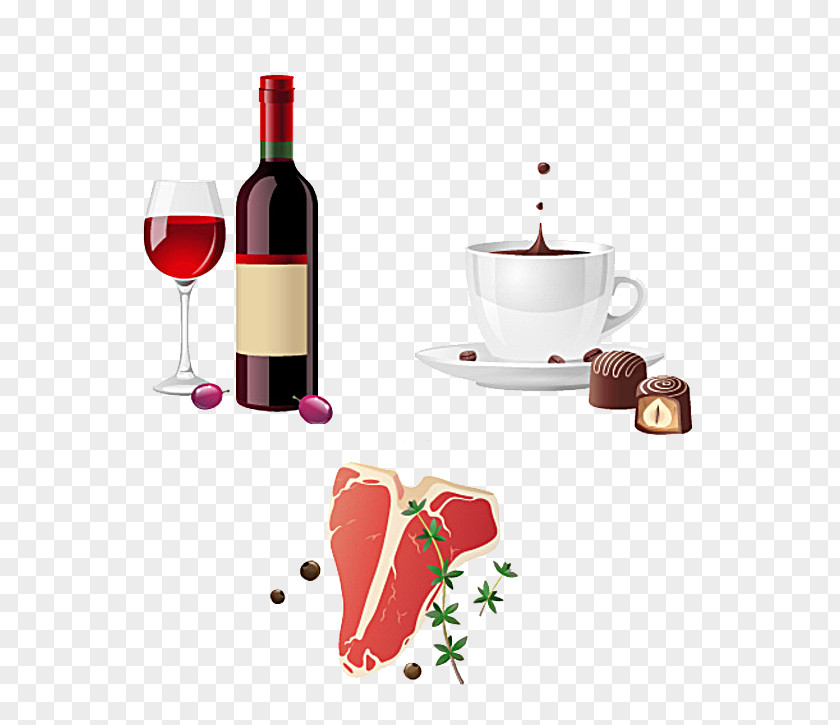 Wine Coffee Red Icon PNG