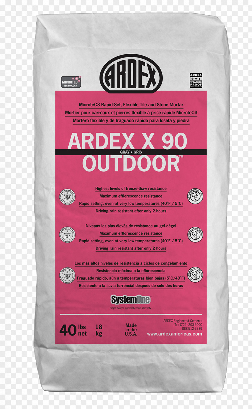 Ardex GmbH Grout Thinset Mortar Tile PNG