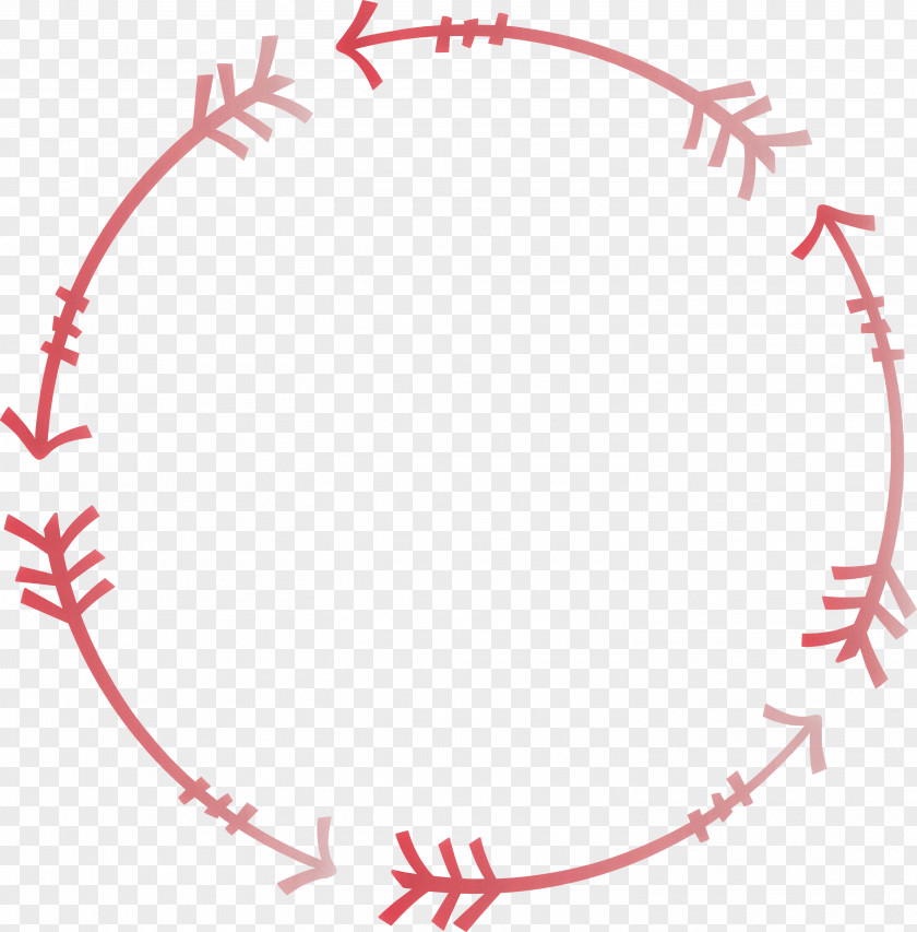 Boho Arrow Frame PNG