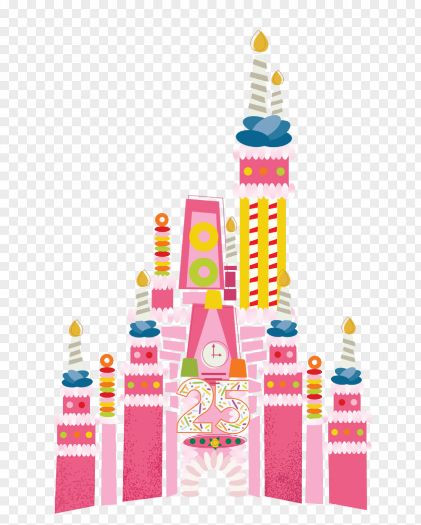 Cinderella Castle Artist Design Illustration PNG