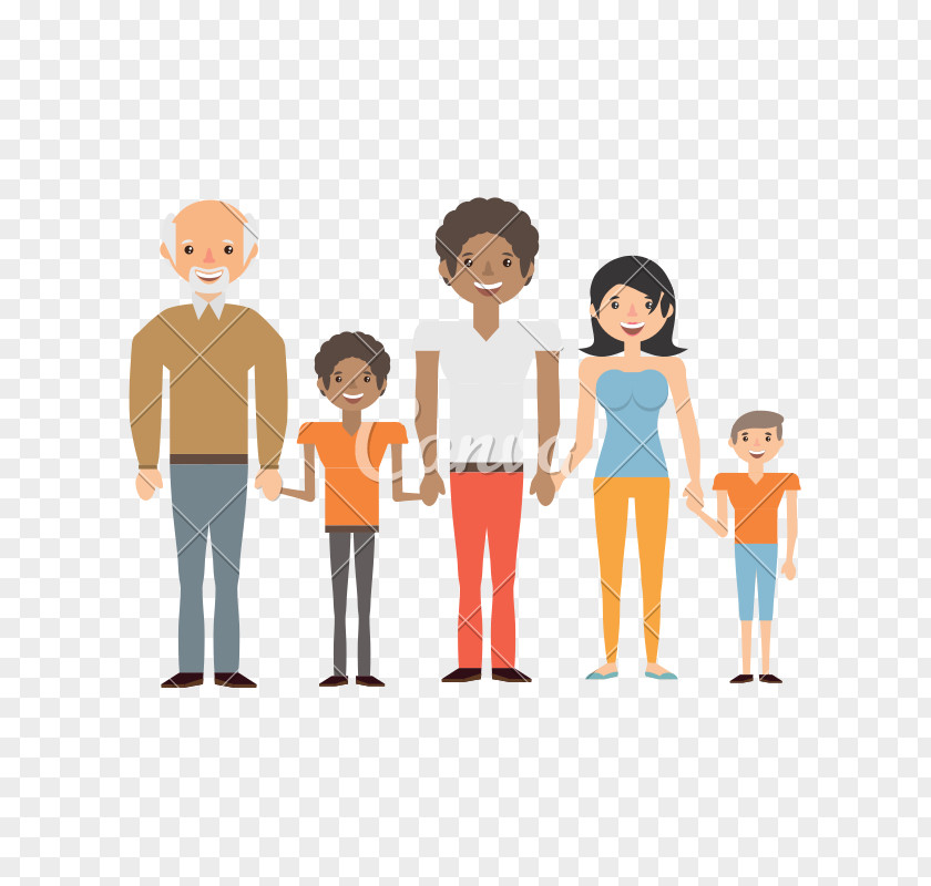 Family Holding Hands In A Circle Stock Illustration Vector Graphics Clip Art Royalty-free PNG