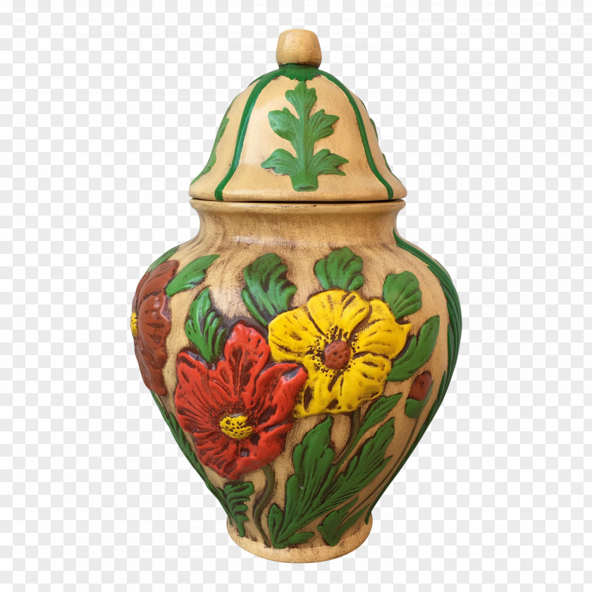 Hand-painted Floral Material Ceramic Vase Flowerpot Pottery Porcelain PNG