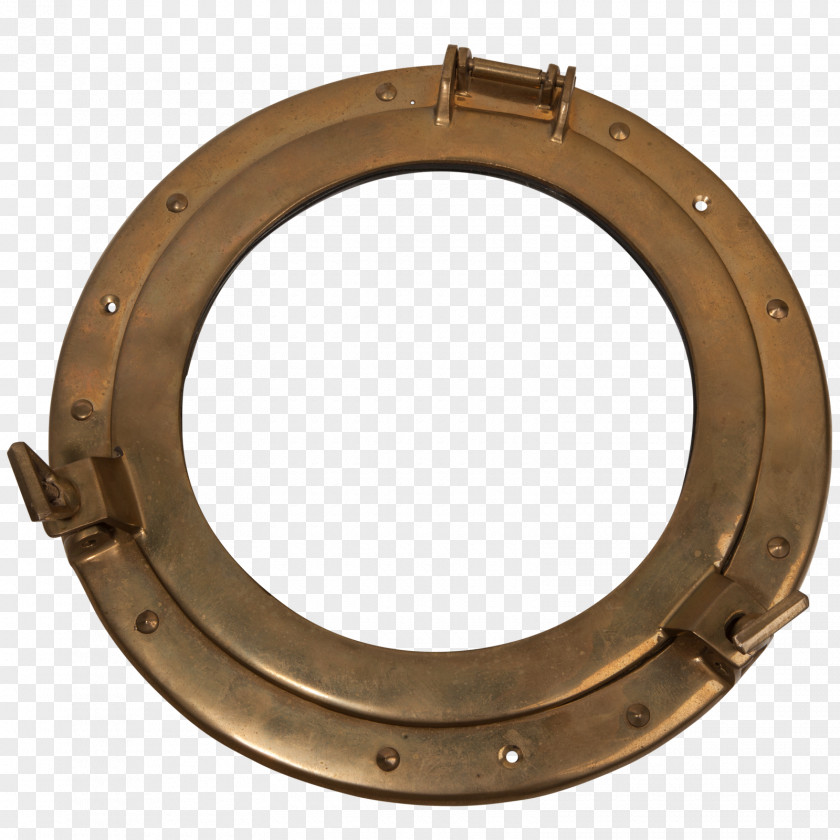 Seawater Window Porthole Brass Furniture PNG