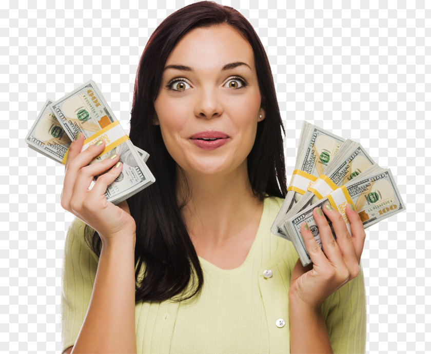 Woman Holding Book Money Loan Payment Stock Photography Cash Flow PNG