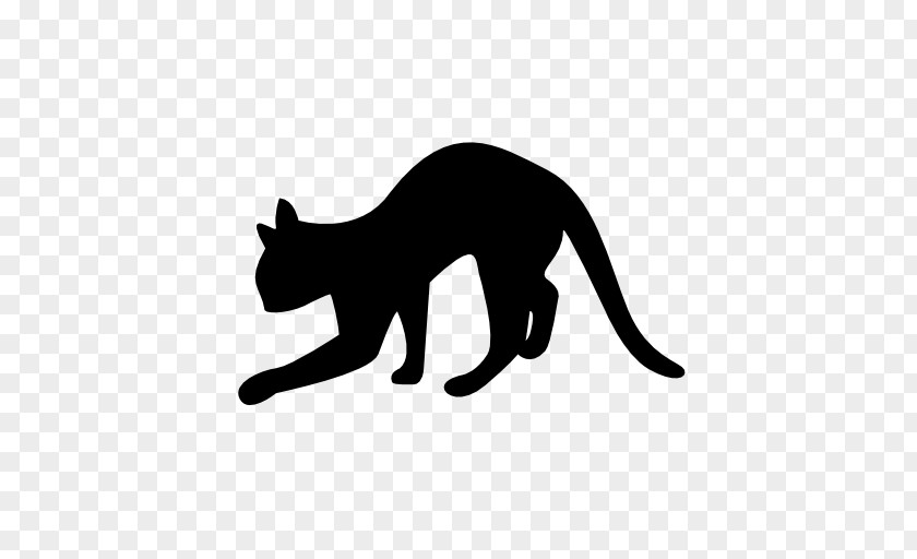 Cat Black Silhouette PNG