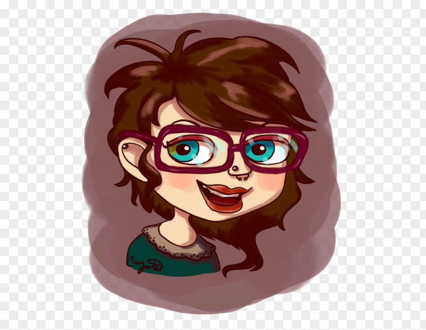 Glasses Illustration Cartoon Character Fiction PNG