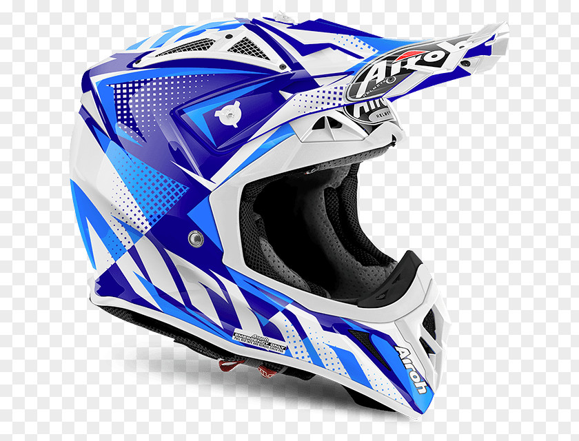 Motorcycle Helmets AIROH Blue Motocross PNG