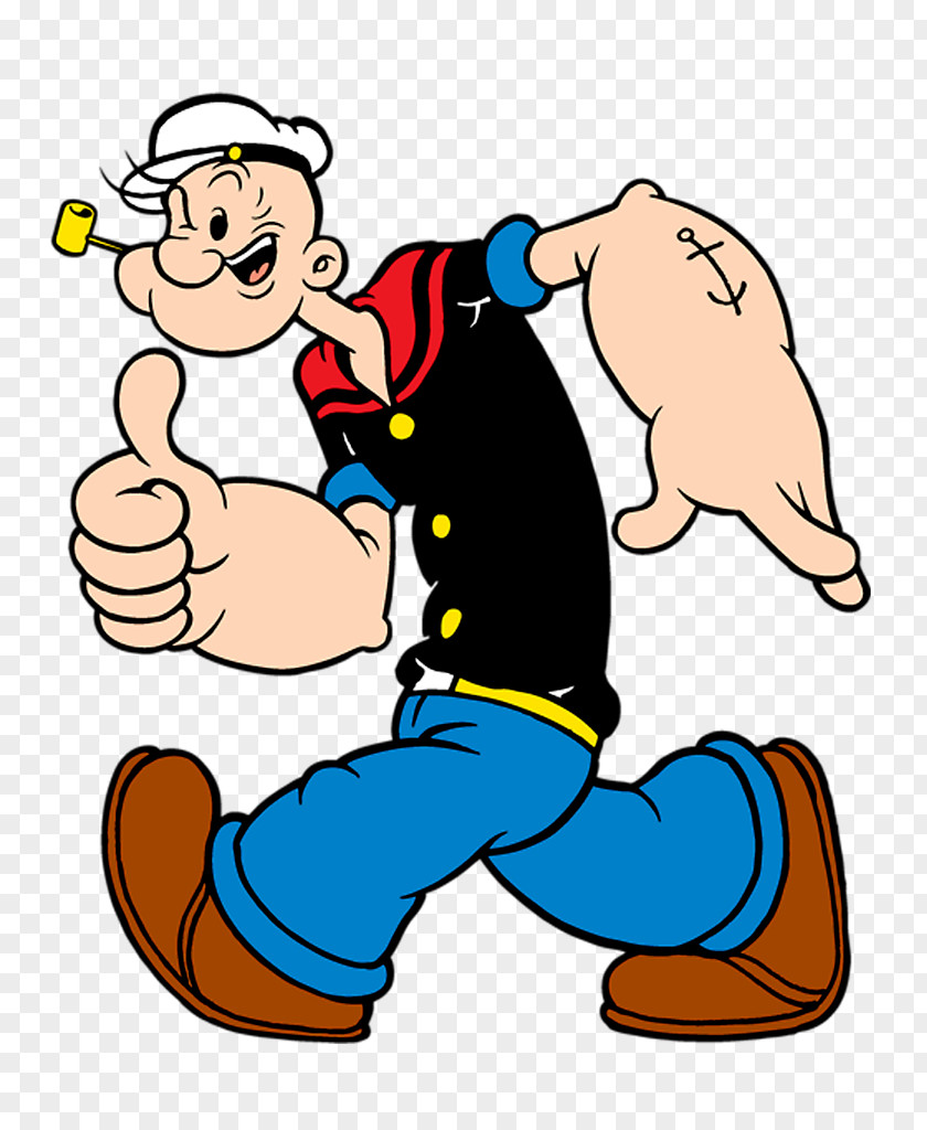 Popeye Bluto Olive Oyl Cartoon PNG