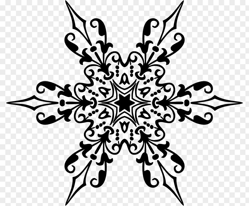 Symmetry Badik Floral Design Clip Art PNG