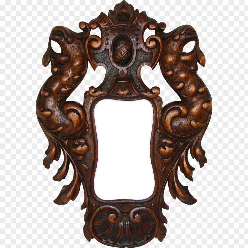 Wood Carving Picture Frames Antique PNG