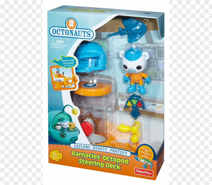 Octonauts Barnacles Fisher-Price Action & Toy Figures Playset Fiction Model Figure PNG