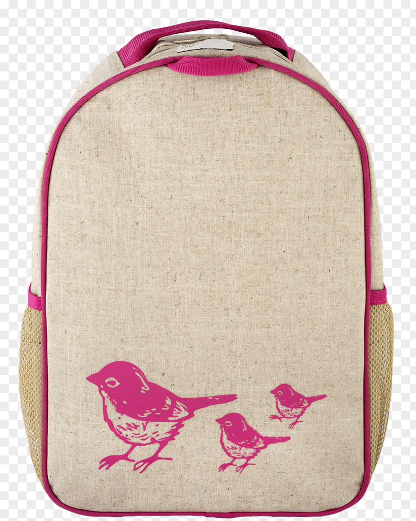 Pink Bird Backpack SoYoung Lunchbox Bag Child PNG