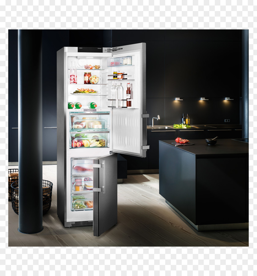 Refrigerator Liebherr Group Freezers Home Appliance LIEBHERR Premium Køle/fryseskab PNG