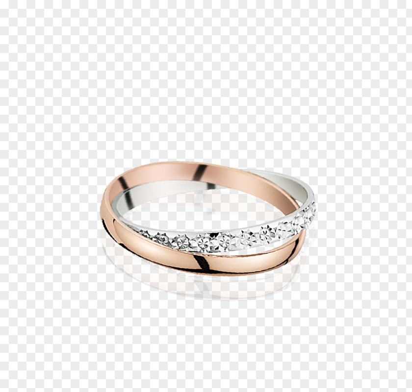 Ring Wedding Gold Diamond Białe Złoto PNG