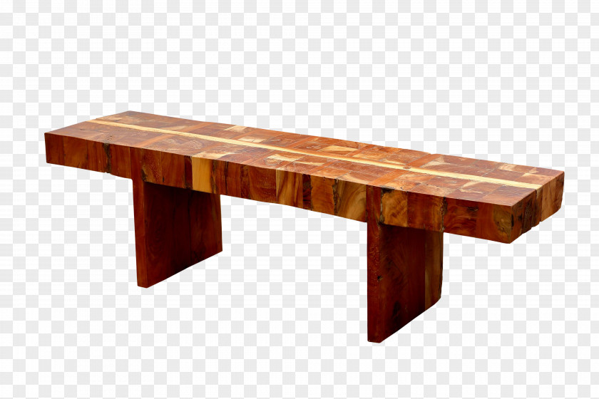 Table Bench Stool Foot Rests Teak PNG