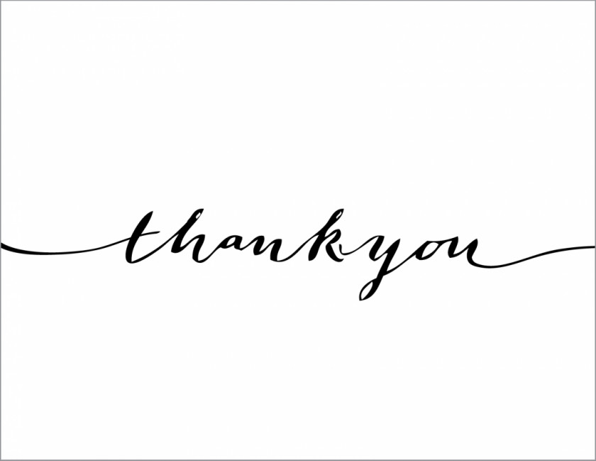 Thank You Calligraphy Text Screenplay Script Typeface PNG