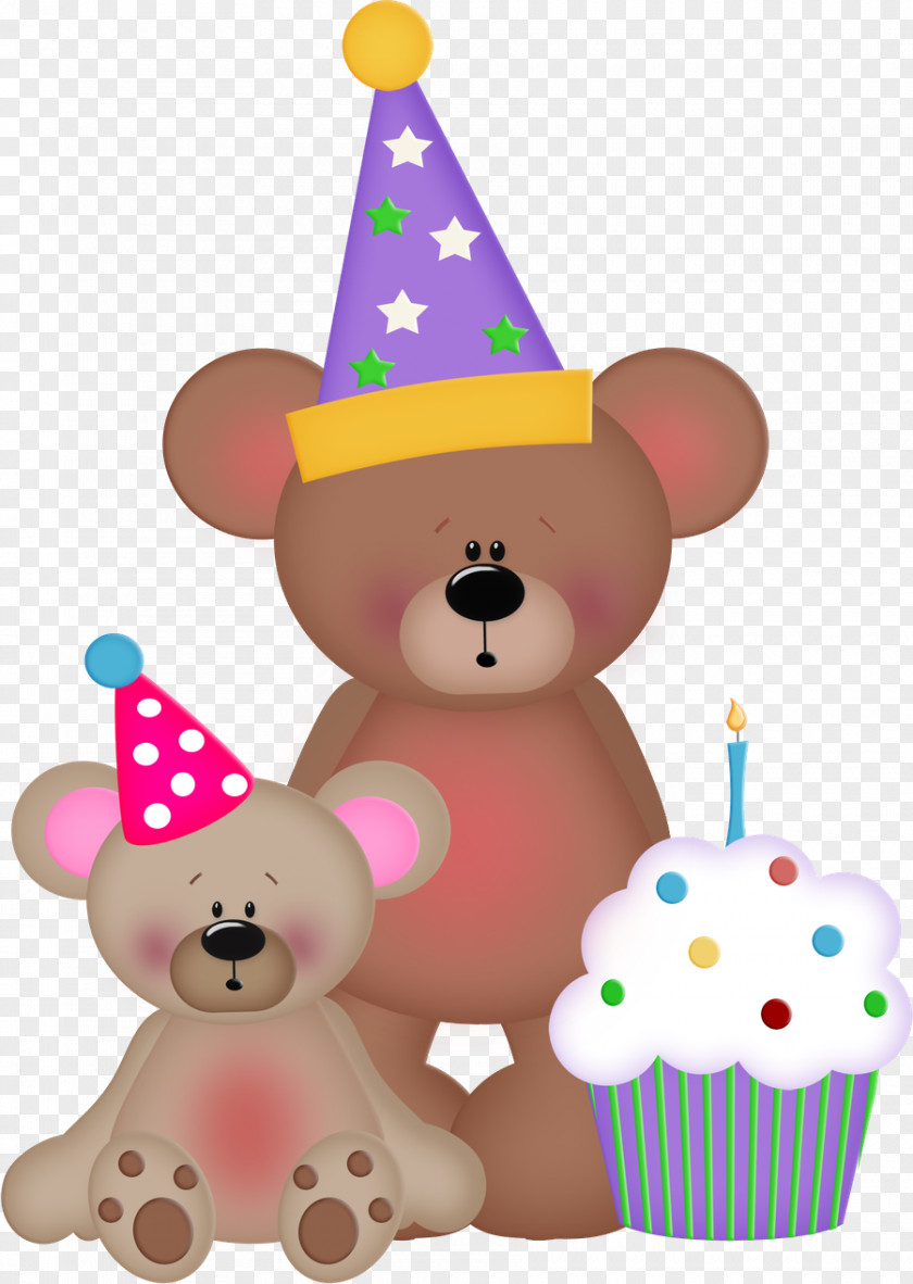Bear Cartoon Childlike Birthday Cake Clip Art PNG