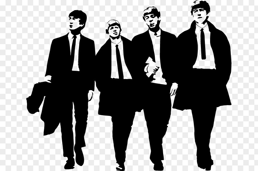 Business Man Silhouette The Beatles Abbey Road Clip Art PNG