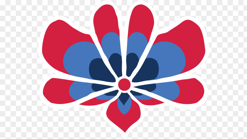 Logo Flower Blue PNG