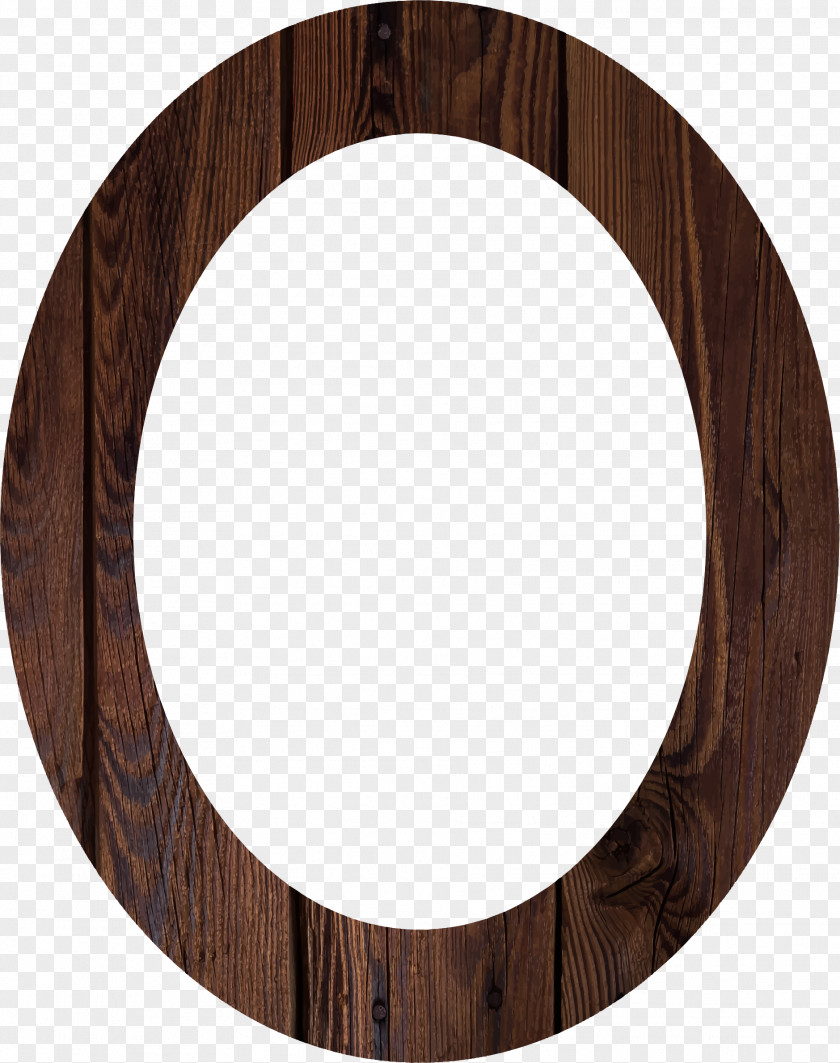 Mirror Shape Picture Frames Wood Bathroom PNG