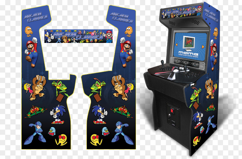 Mortal Kombat Arcade Cabinet II X Tron PNG