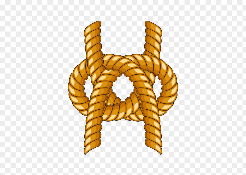 Rope Transparent Knots. PNG