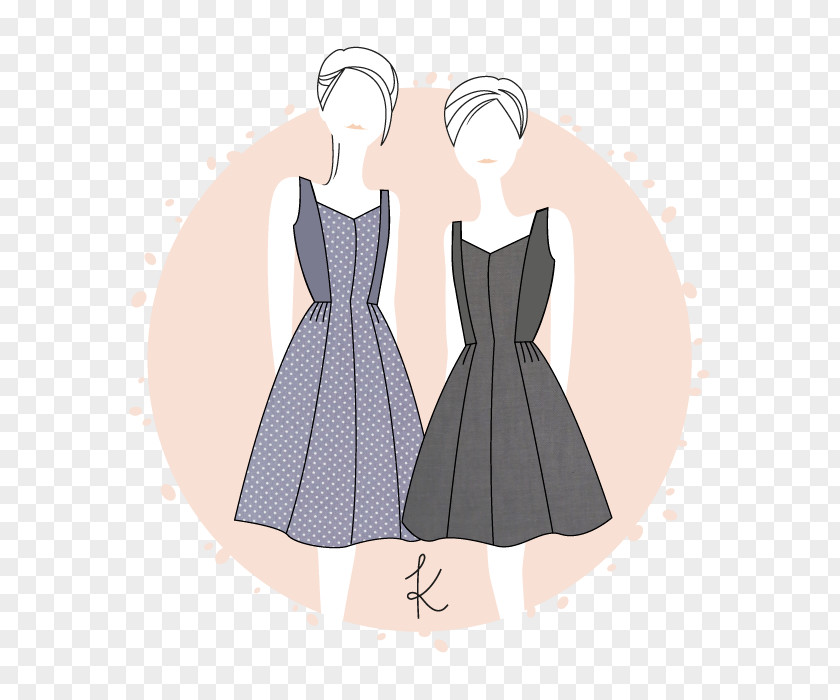 Accessoire Couture Dress Jersey Sewing Gown Pattern PNG
