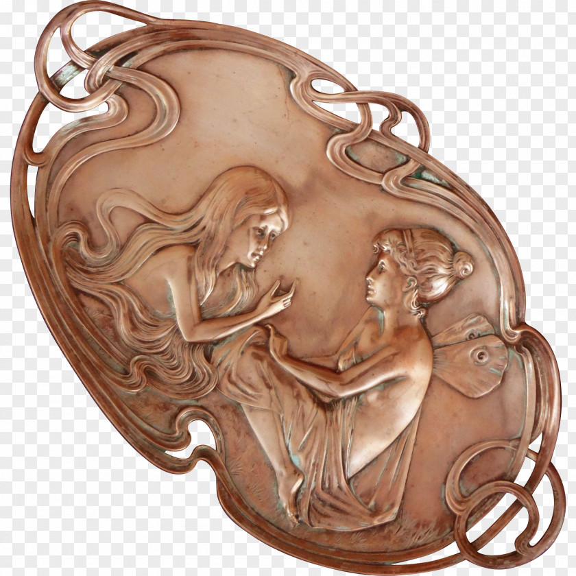 Amulet Copper Silver Metal Bronze Carving PNG