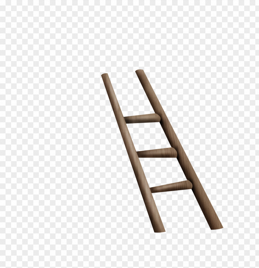 Brown Wooden Ladder Easter Clip Art PNG