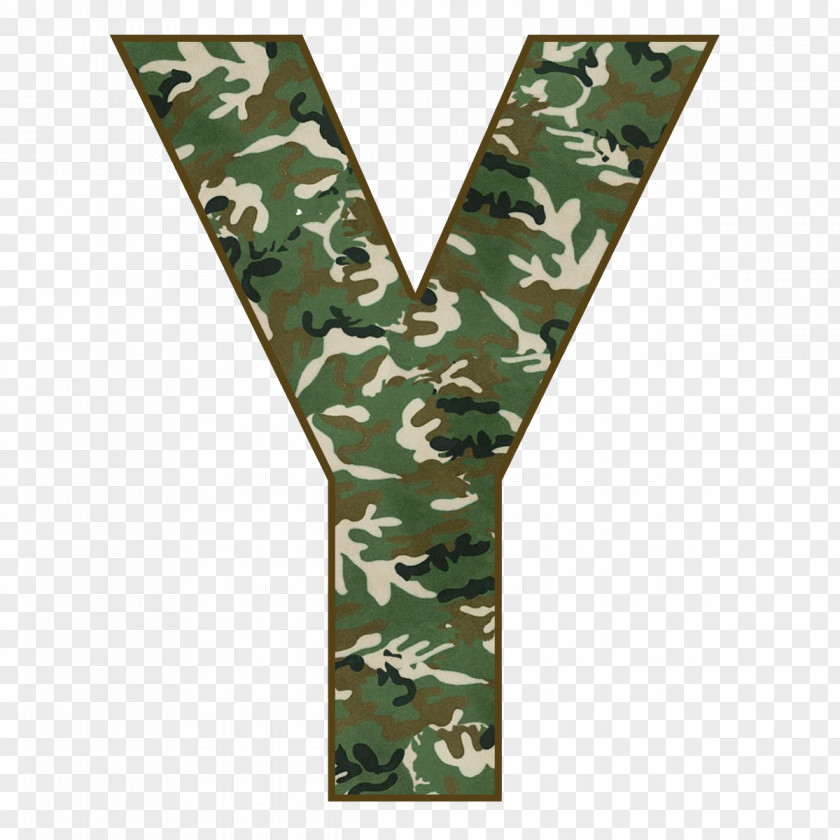 CAMOUFLAGE Letter Alphabet Military Camouflage PNG