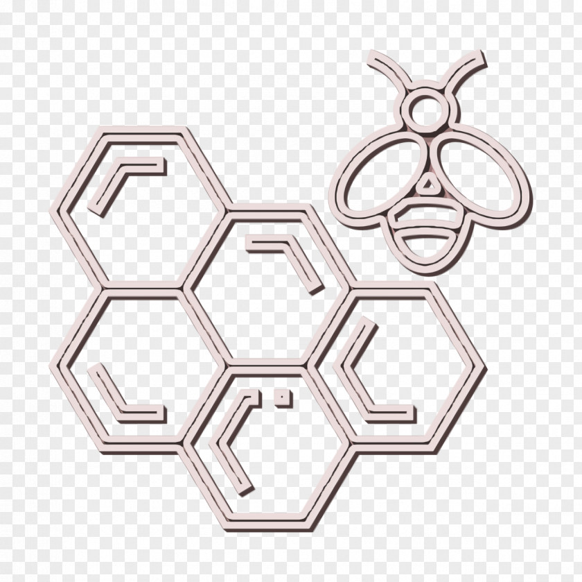 Honeycomb Icon Apiary Bee PNG