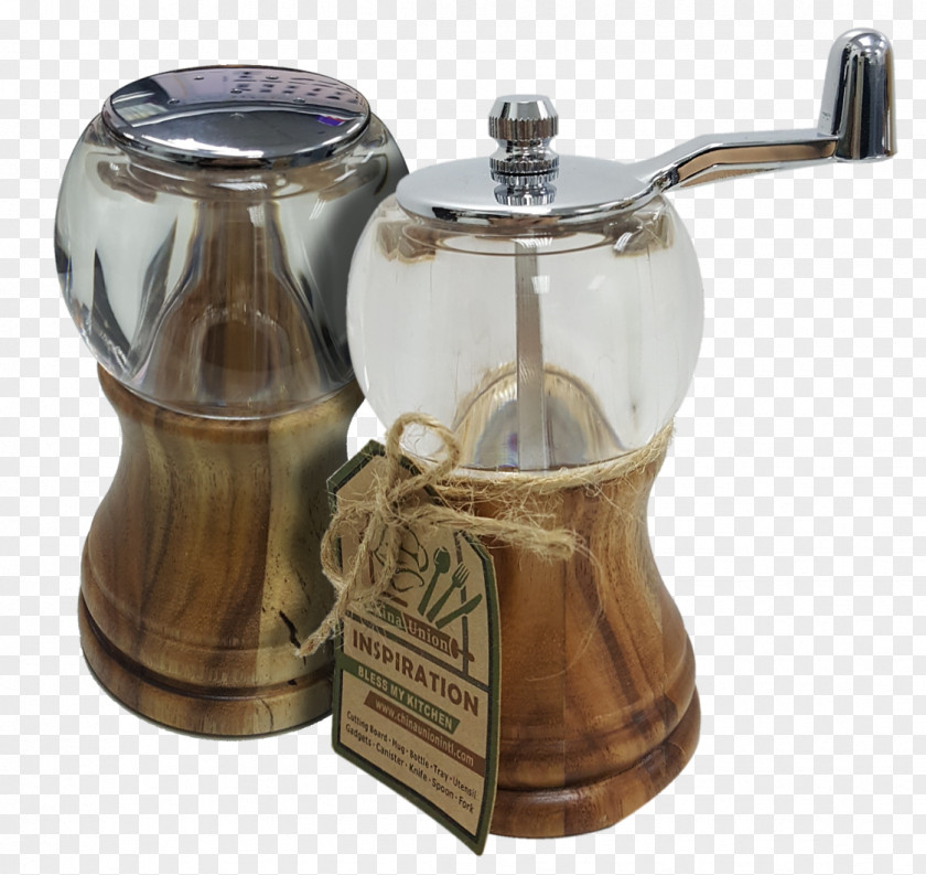 Kettle Salt And Pepper Shakers Wood PNG