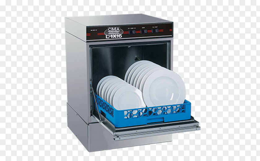 Kitchen Equipment Dishwasher CMA Dishmachines L-1X16 UC65e 180UC PNG