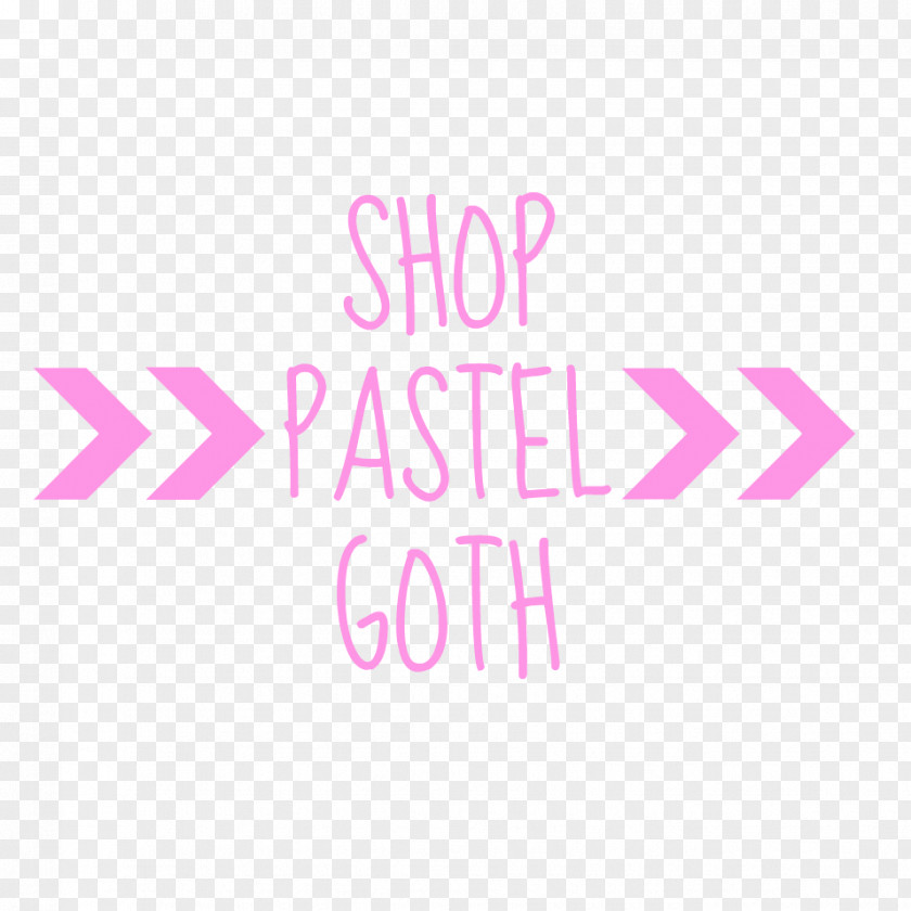 Pastel Goth Arrow Logo Brand PNG