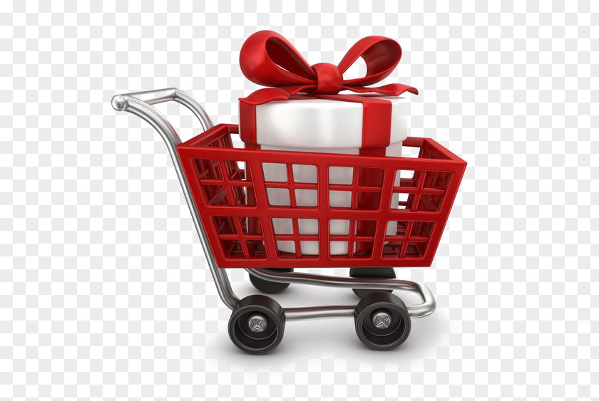 Red Shopping Cart Web Development E-commerce Design Website Online PNG